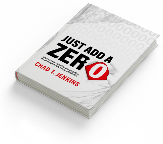 justaddazero-book Picture of the Just Add A Zero hardcover book
